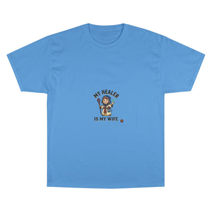 My Healer Is My Wife T-Shirt — Cute Gamer/Healer Wife Tee