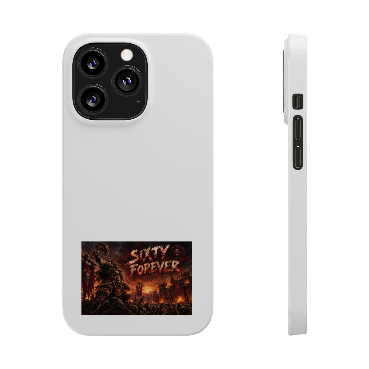 Slim Phone Case — "Sixty Forever" Apocalyptic Artwork