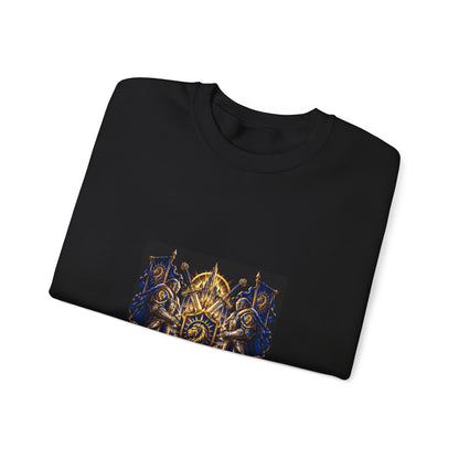 Crewneck Sweatshirt — Sixty Forever Ornate Shield Graphic