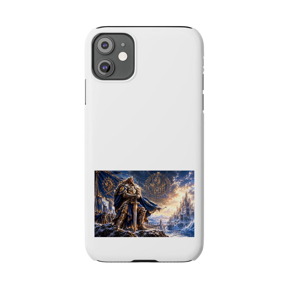 Viking Warrior Slim Phone Case — Norse Saga Art