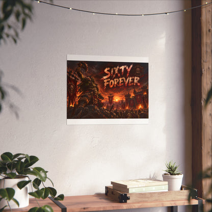 Sixty Forever War-Art Poster — Dark Fantasy Fine Art Print