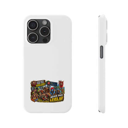 Level 60 Gamer Collage Slim Phone Case