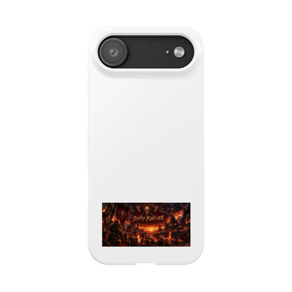 Slim Phone Case — Dark Fantasy Cityscape "Soft Panic" Design