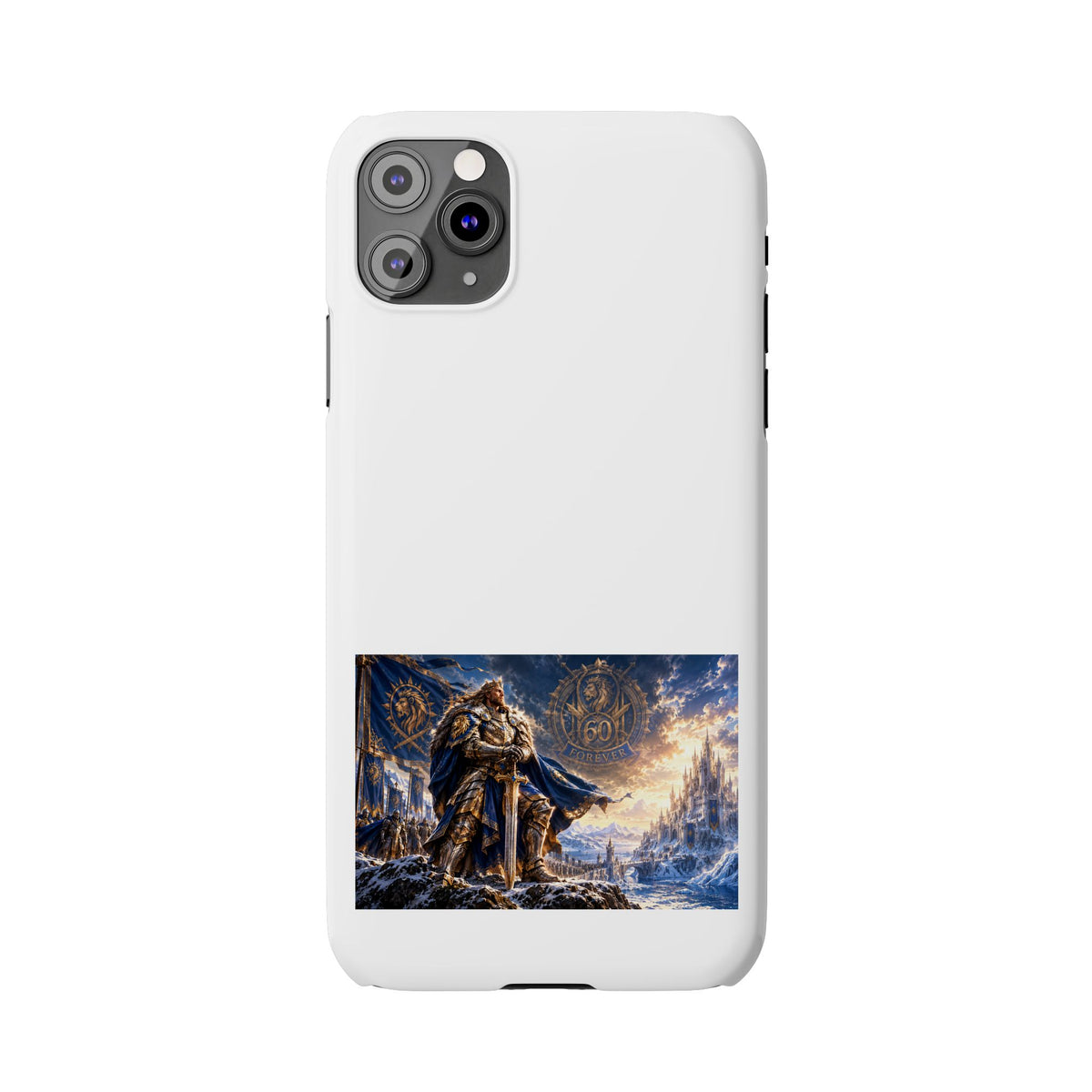 Viking Warrior Slim Phone Case — Norse Saga Art