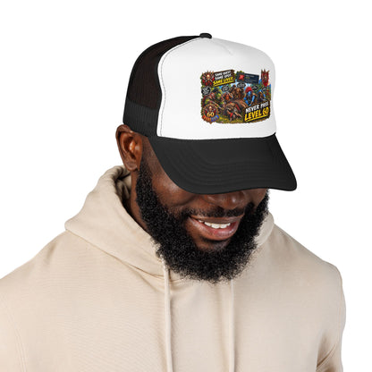 Red 'Til Dead Trucker Hat — Horror Zombie Foam Mesh Cap