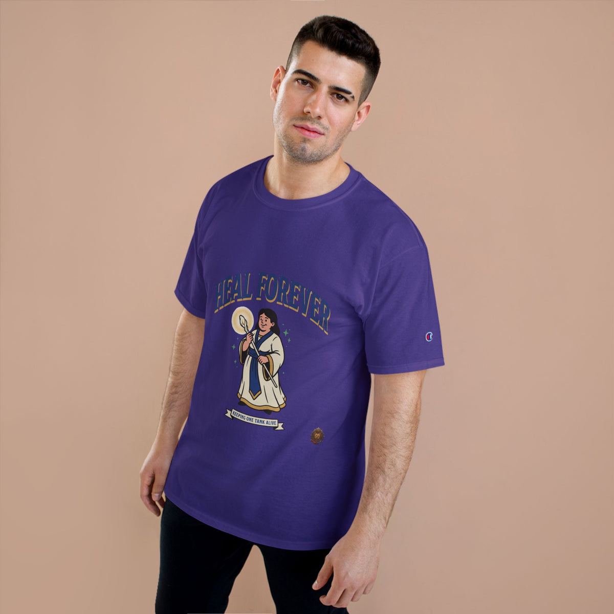 Heal Forever T-Shirt — Retro Saint Healing Graphic Tee