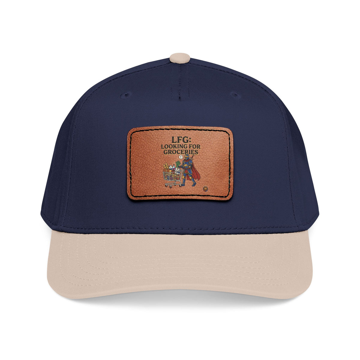 Leather Patch Baseball Cap — 'Need More Greens' Garden Hat
