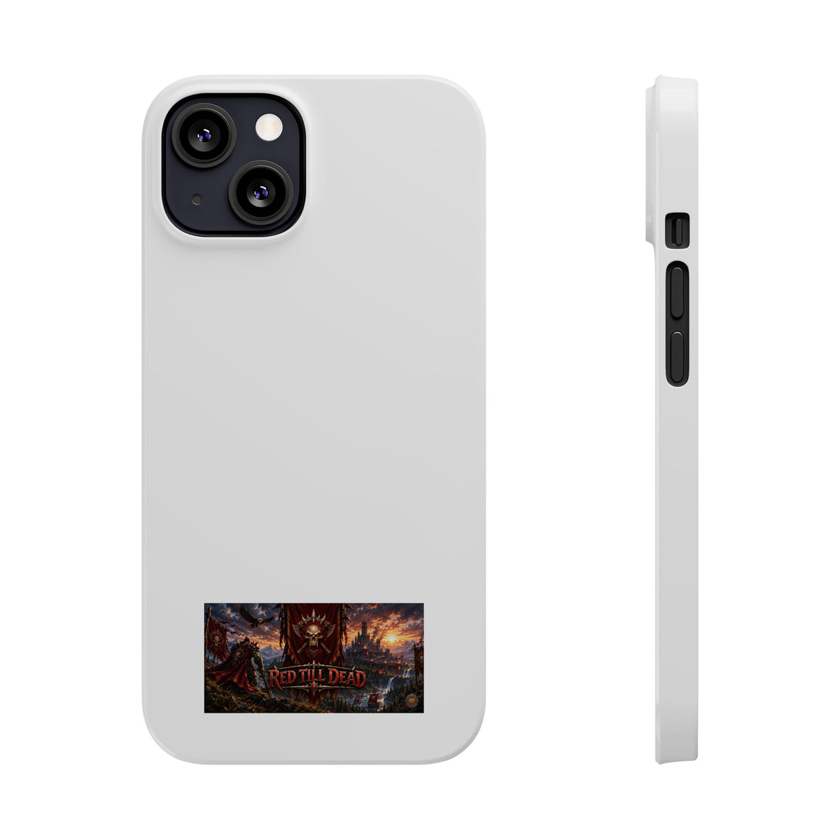 Slim Phone Case — Red Dead Scenic Logo Design