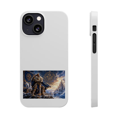 Viking Warrior Slim Phone Case — Norse Saga Art