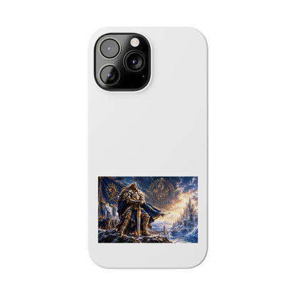 Viking Warrior Slim Phone Case — Norse Saga Art