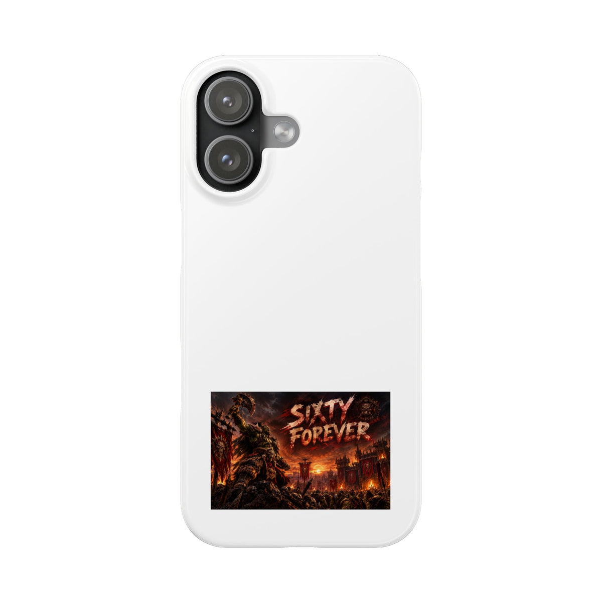Slim Phone Case — "Sixty Forever" Apocalyptic Artwork