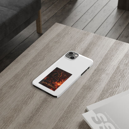 Slim Phone Case — Dark Viking Warrior 'Sixty Forever' Graphic