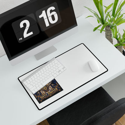 Gaming Desk Mat — "Sixty Forever" Fantasy Crest Mousepad