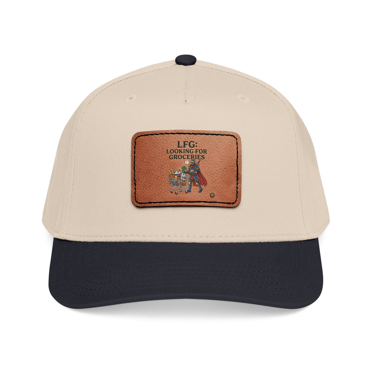 Leather Patch Baseball Cap — 'Need More Greens' Garden Hat