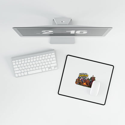 Level 60 Forever Gaming Desk Mat — RPG Campfire Mousepad