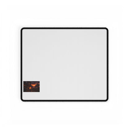 Lava City Gaming Desk Mat — Large RGB Mousepad for PC & Office