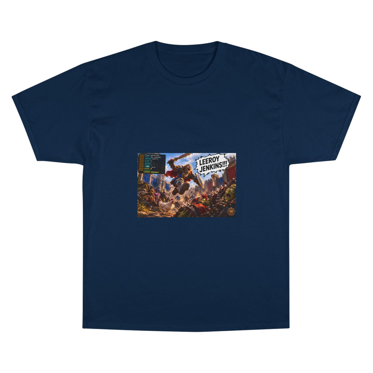 Leroy Jenkins Battle Meme T-Shirt