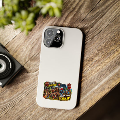 Level 60 Gamer Collage Slim Phone Case