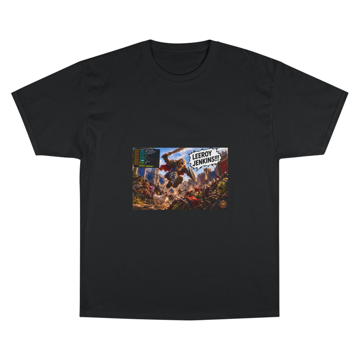 Leroy Jenkins Battle Meme T-Shirt