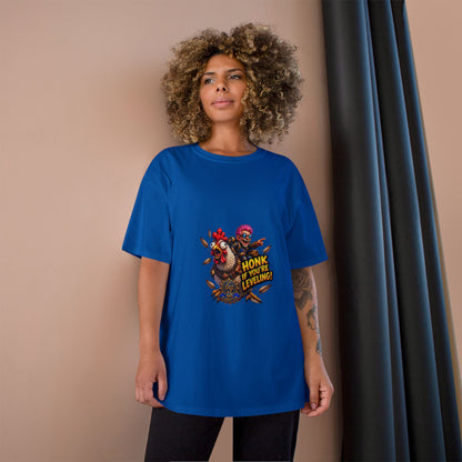 Gamer Chicken "Honk If You’re Leveling" T‑Shirt