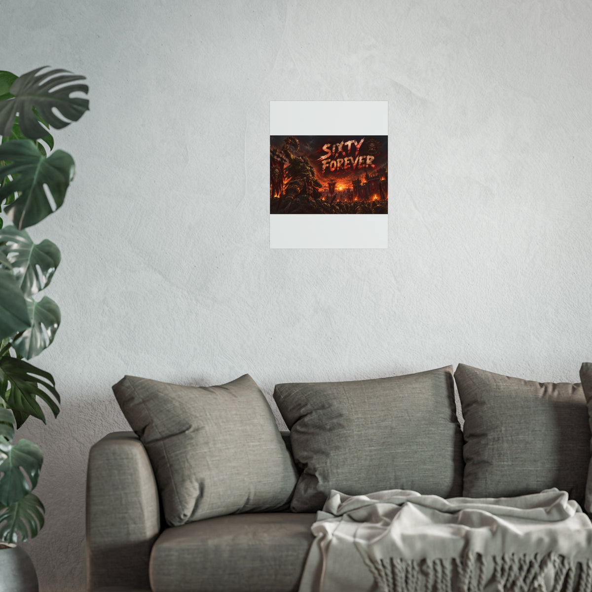 Sixty Forever War-Art Poster — Dark Fantasy Fine Art Print