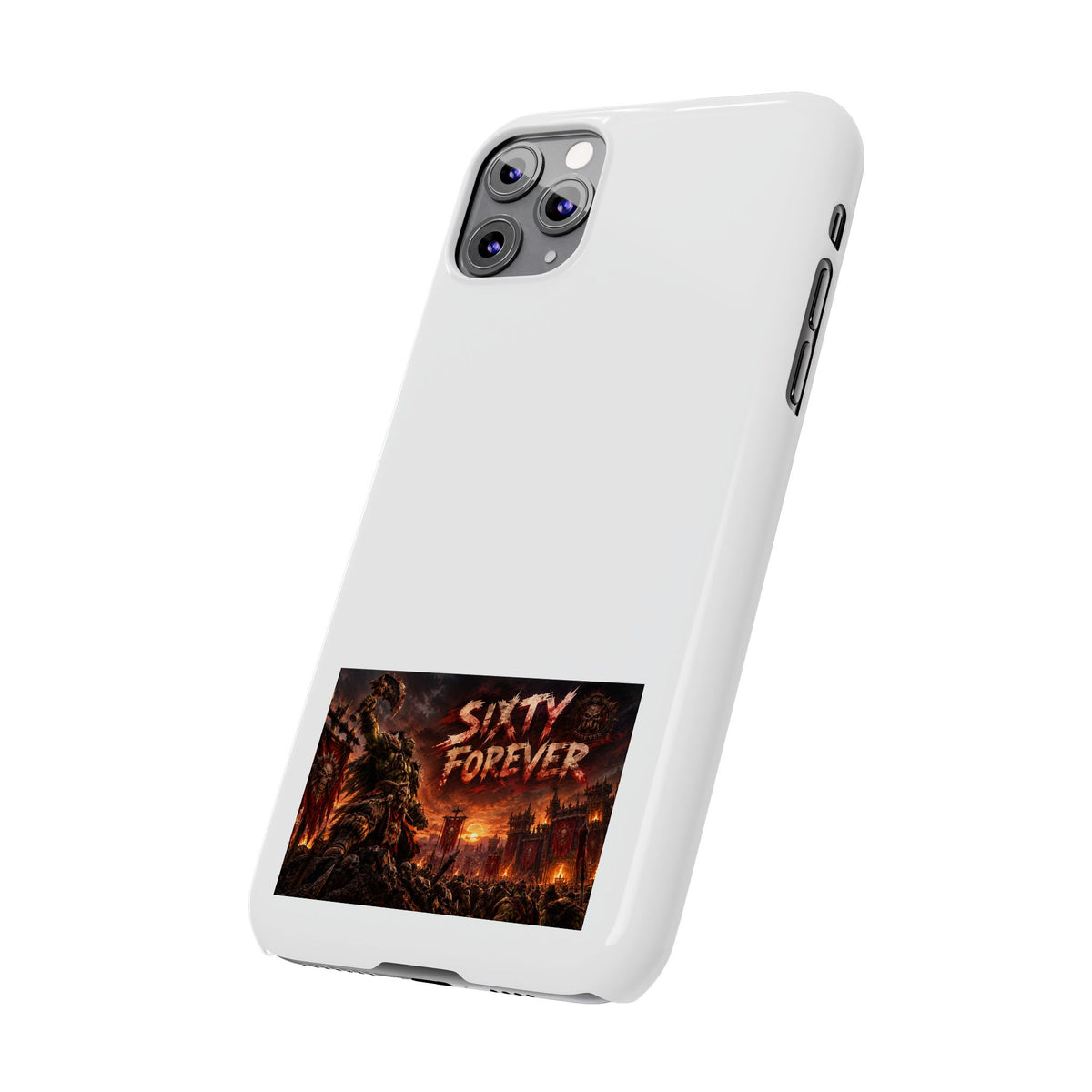 Slim Phone Case — "Sixty Forever" Apocalyptic Artwork