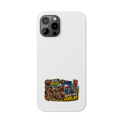 Level 60 Gamer Collage Slim Phone Case