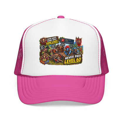 Red 'Til Dead Trucker Hat — Horror Zombie Foam Mesh Cap