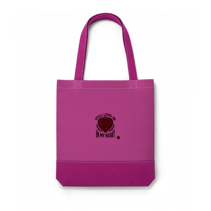 60th Birthday Thermochromic Tote Bag — "Still Lives in My Heart" Heat-Reacting Gift Tote
