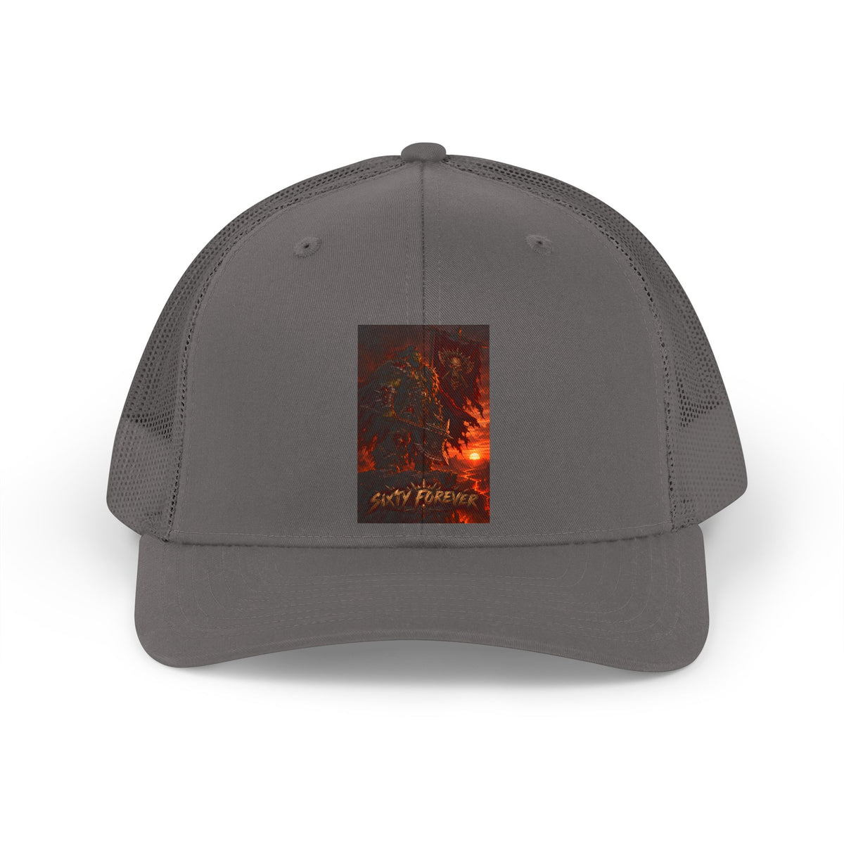 Trucker Hat - Retro Sunset Palm 'Stay Forever' Mesh Cap