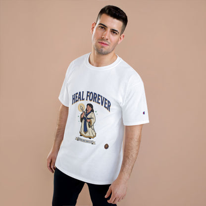 Heal Forever T-Shirt — Retro Saint Healing Graphic Tee