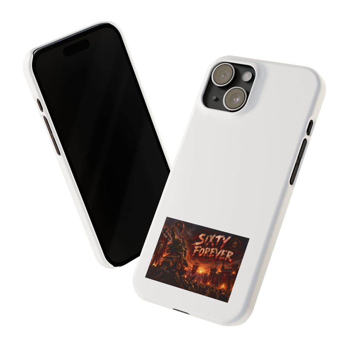 Slim Phone Case — "Sixty Forever" Apocalyptic Artwork