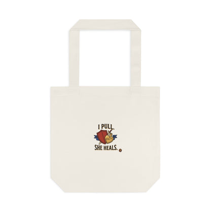 Tote Bag — "I Put a Spell on the Ham" Thanksgiving Witchy Harvest Cotton Tote