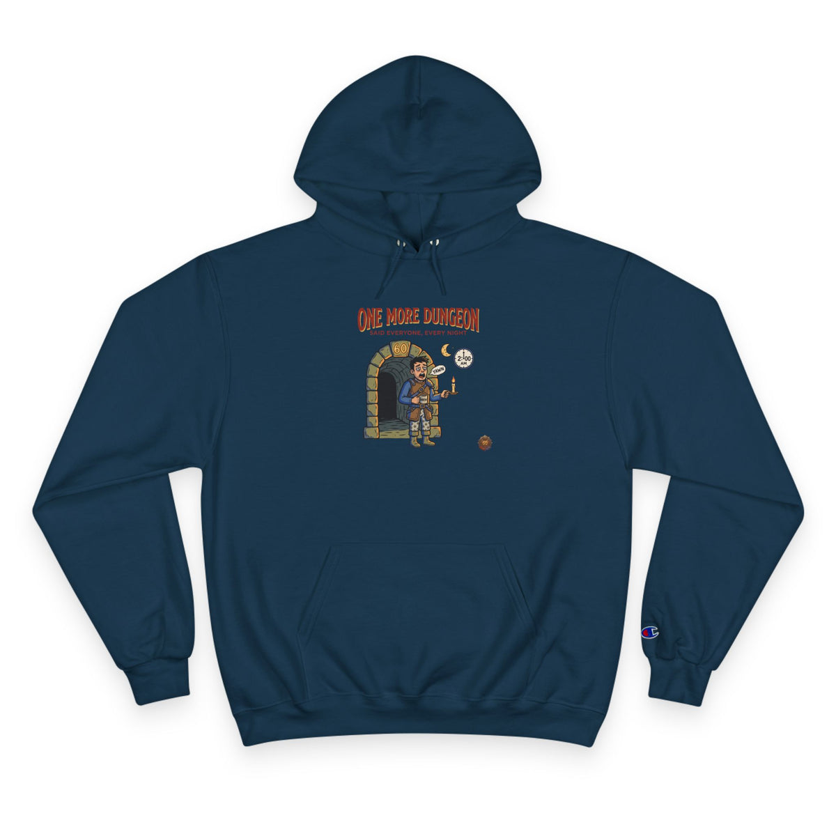 One More Dungeon Champion Hoodie — Gamer Dungeons & Dragons RPG Graphic Hoodie