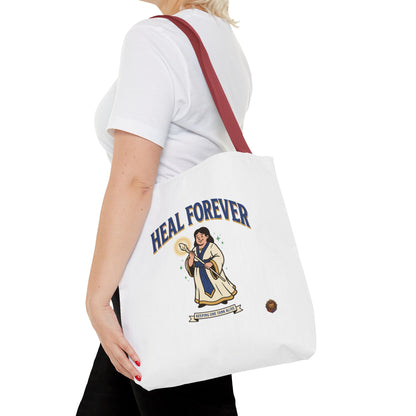 Heal Forever Tote Bag — Cute Cleric RPG Healing Illustration Tote