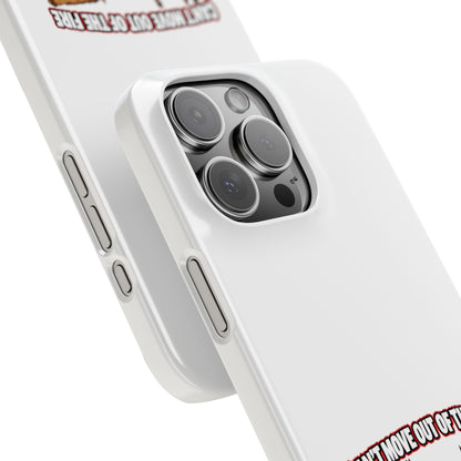 Slim Phone Case — "Can't Move Out of the Fire, It Would Lower My DPS" Gamer Design