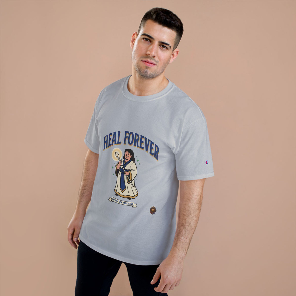 Heal Forever T-Shirt — Retro Saint Healing Graphic Tee