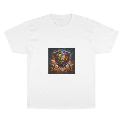 Champion T-Shirt - "Victory Forever" Fantasy Shield Gamer Tee