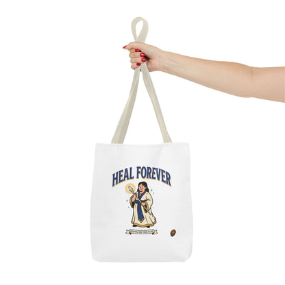 Heal Forever Tote Bag — Cute Cleric RPG Healing Illustration Tote