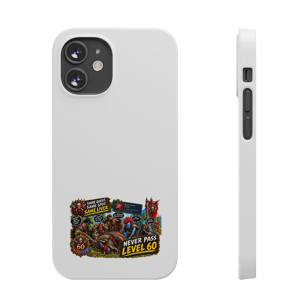 Level 60 Gamer Collage Slim Phone Case