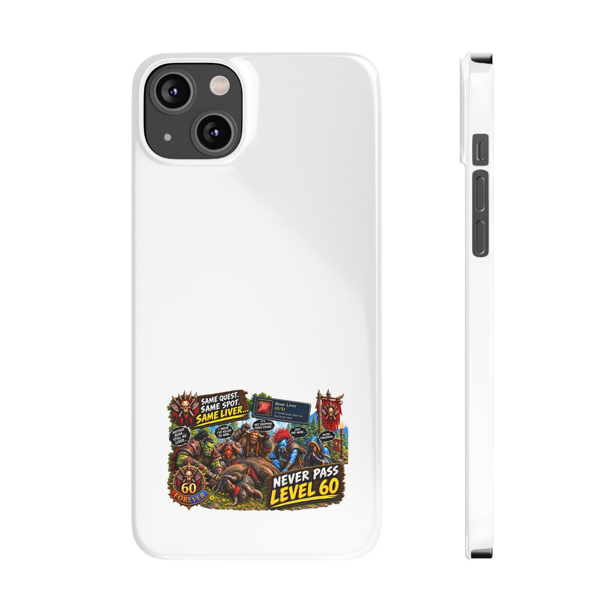 Level 60 Gamer Collage Slim Phone Case