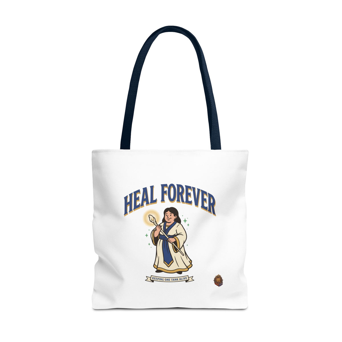 Heal Forever Tote Bag — Cute Cleric RPG Healing Illustration Tote