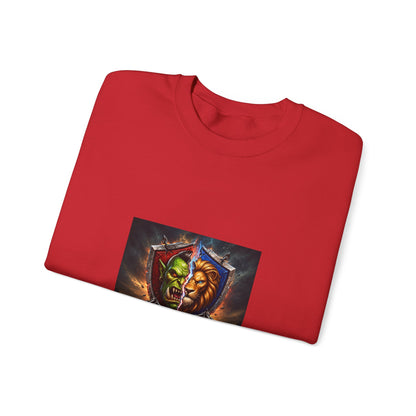 Fantasy Crest Crewneck Sweatshirt — "Forever" Shield Graphic