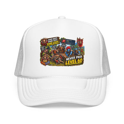 Red 'Til Dead Trucker Hat — Horror Zombie Foam Mesh Cap