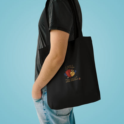 Tote Bag — "I Put a Spell on the Ham" Thanksgiving Witchy Harvest Cotton Tote