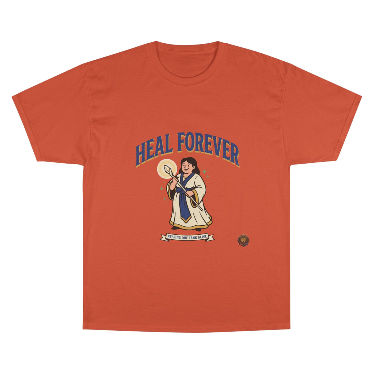 Heal Forever T-Shirt — Retro Saint Healing Graphic Tee