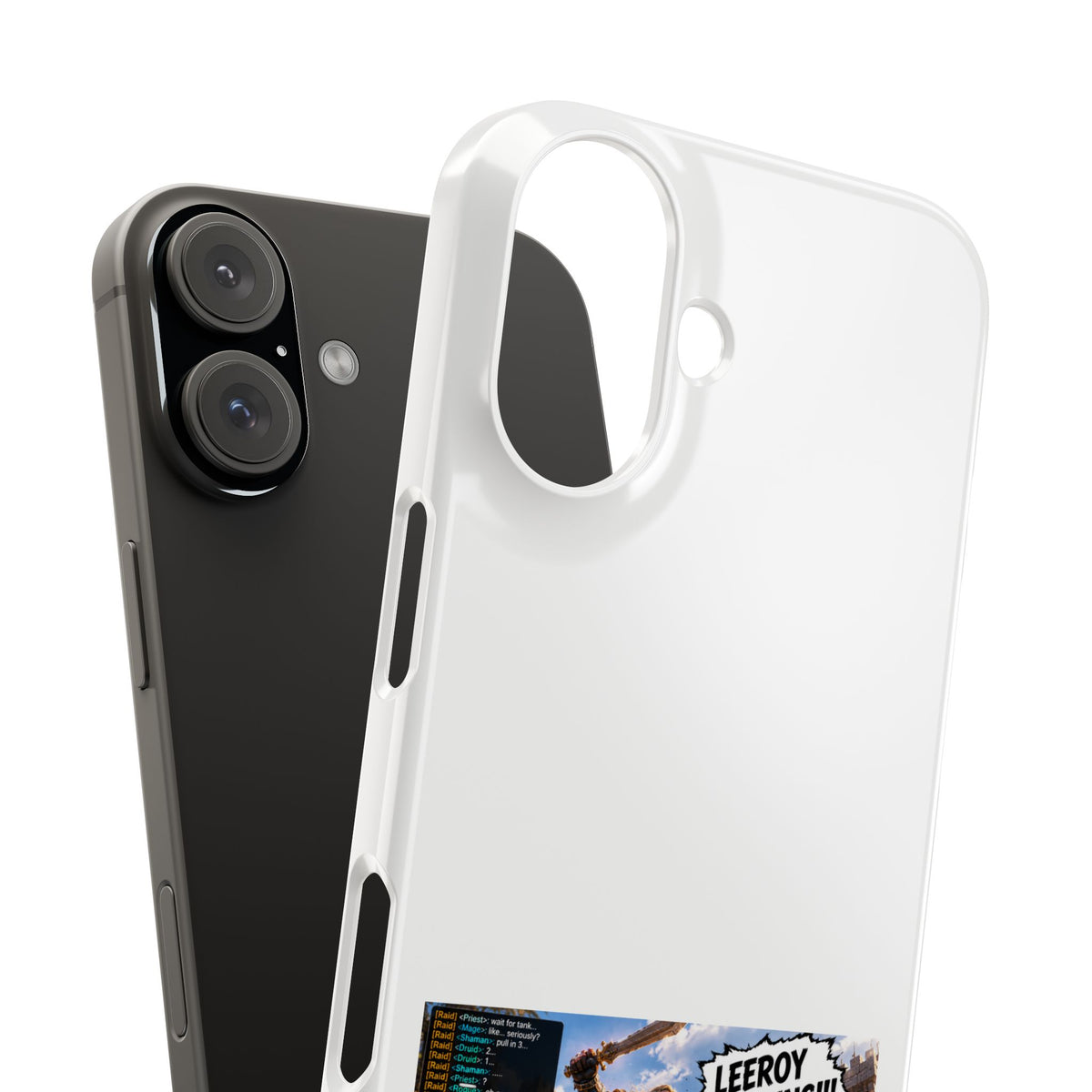 Slim Phone Case — 'Leeroy Jenkins!' Gaming Meme Design