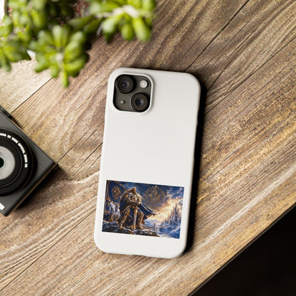 Viking Warrior Slim Phone Case — Norse Saga Art
