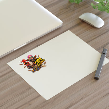 Honk If You’re Leveling! Gamer Chicken Sticker Sheet — RPG Level-Up Decor