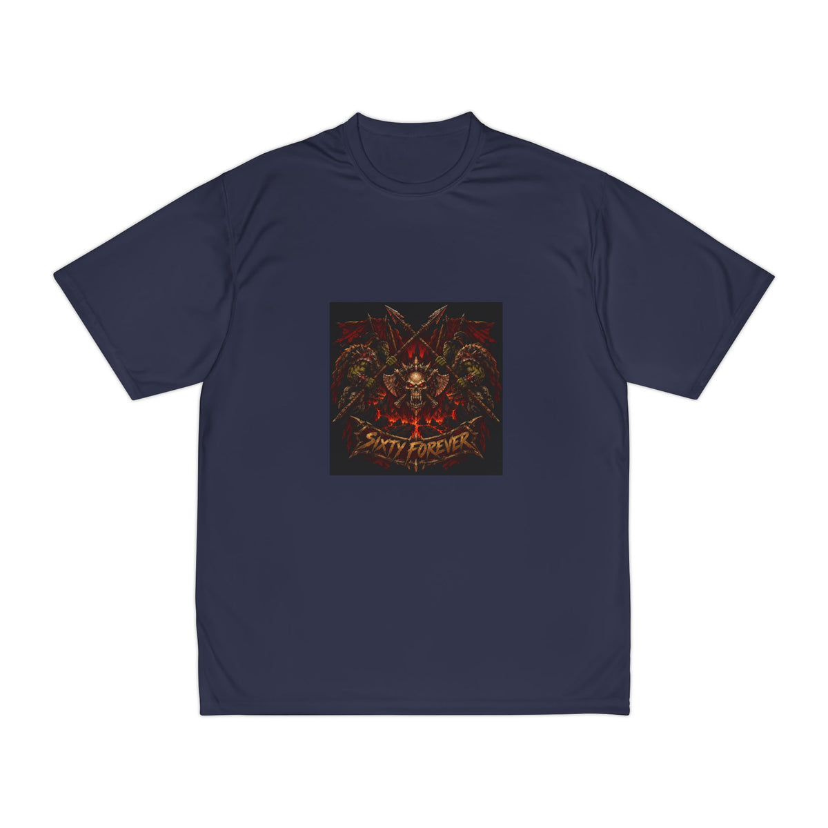 Skull & Roses Performance T-Shirt — 'Stay Fierce' Graphic